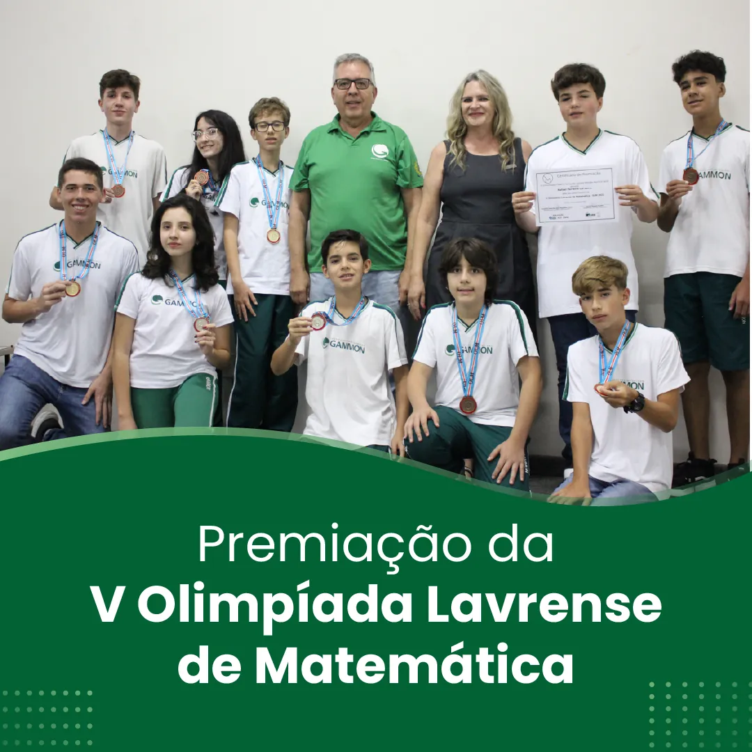 PREMIAÇÃO DA V OLIMPÍADA LAVRENSE DE MATEMÁTICA