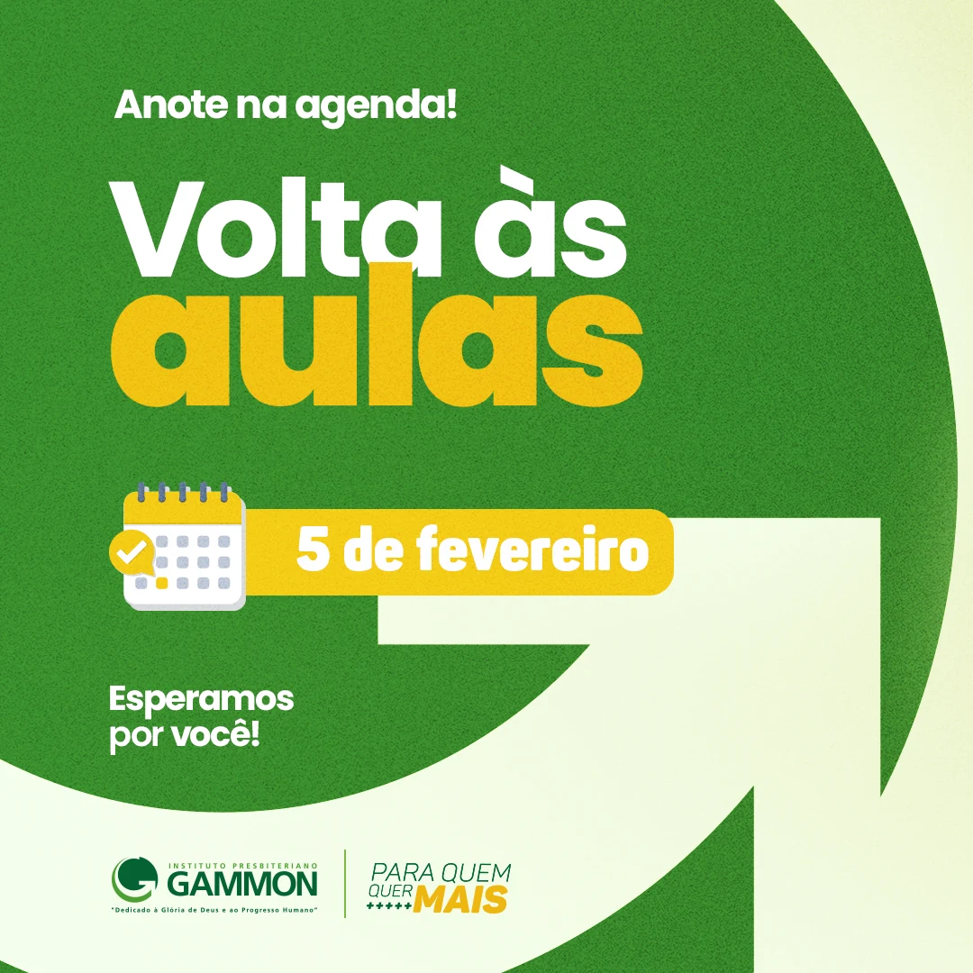 VOLTA ÀS AULAS NO GAMMON